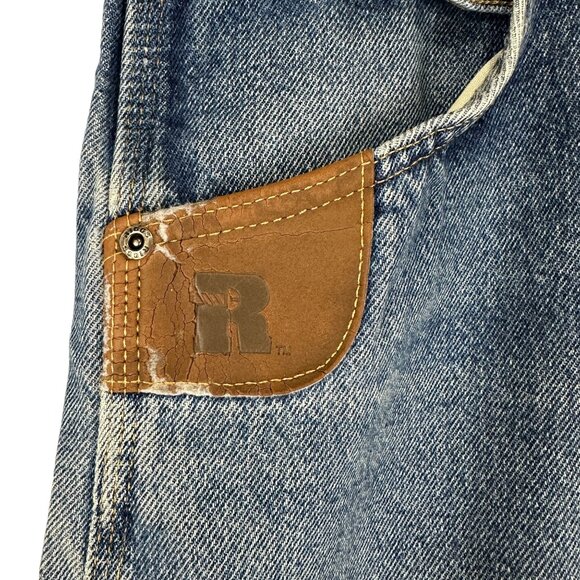 Riggs By Wrangler Mens Carpenter Jeans 38x30 Blue Denim Workwear - Picture 2 of 6